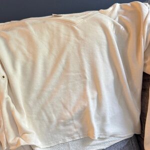 PINK Victoria's Secret Off-White Sweatshirt